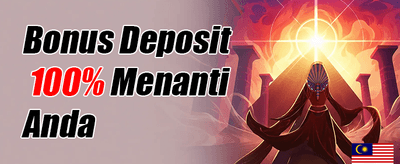 Bonus Selamat Datang 100% Mega
